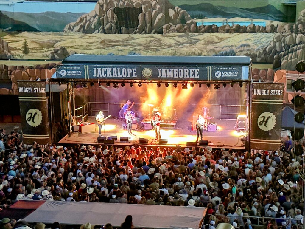 The main stage of Jackalope Jamboree 2023